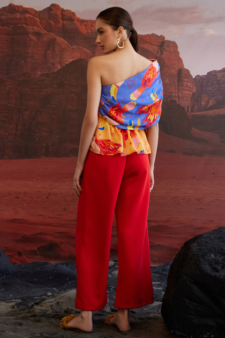 Rouge Wide Trousers