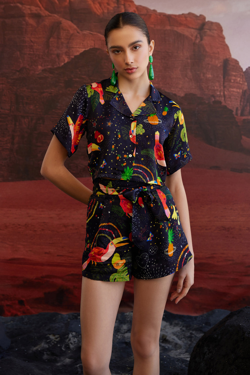 Cabo Spice Tie up Co-ord