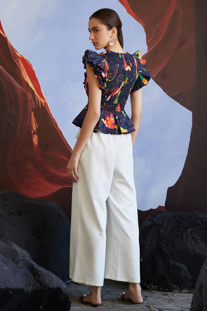 Ivory Wide Trousers