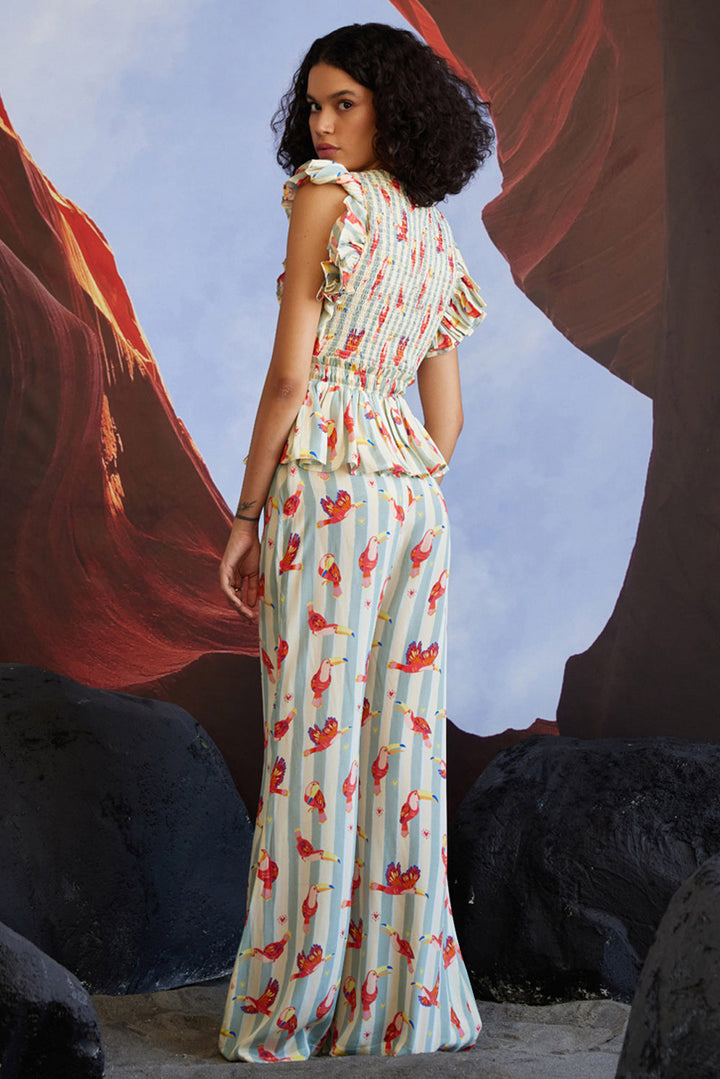 Maccau Streak Criss-Cross Co-ord