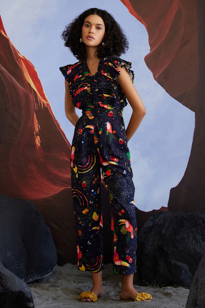 Cabo Spice Pleated Jumpsuit
