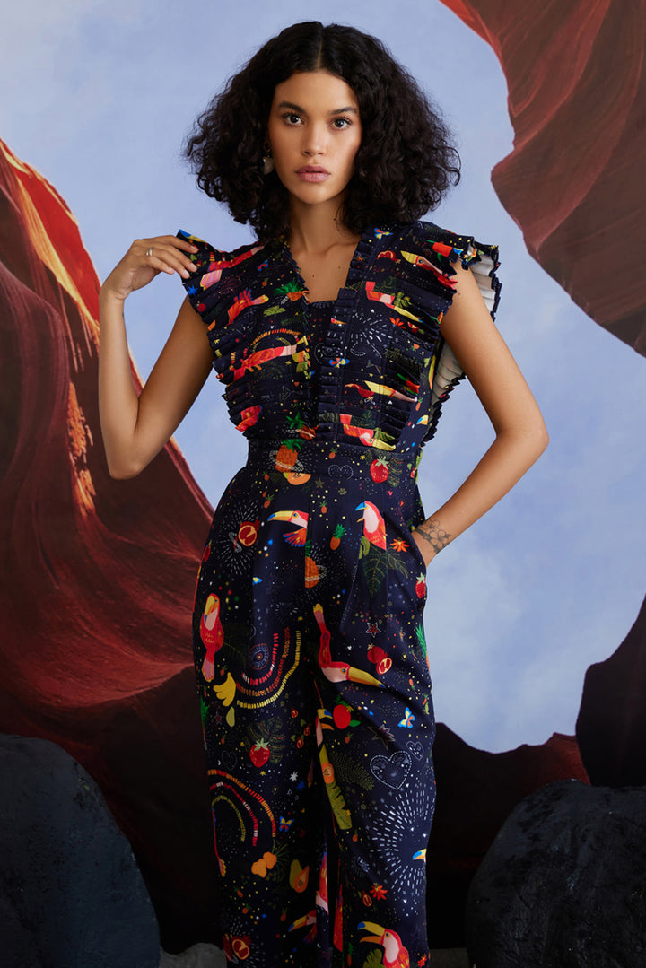 Cabo Spice Pleated Jumpsuit
