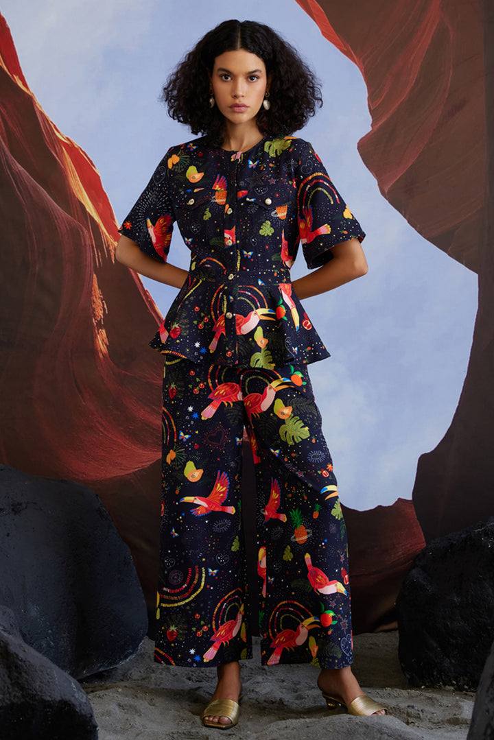 Cabo Spice Peplum Trousers