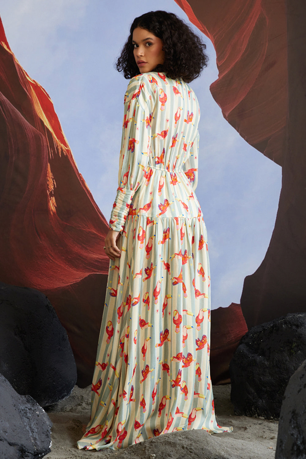 Maccau Streak Resort Dress