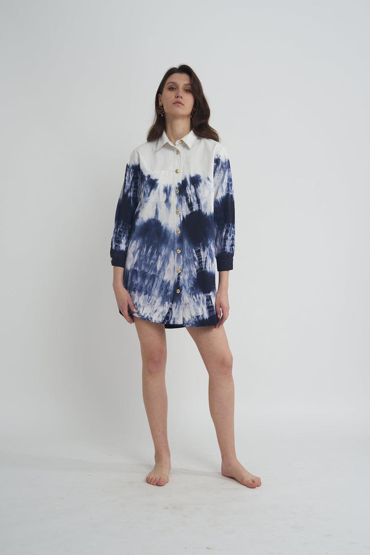PFW Tie-Dye Shacket - ANI CLOTHING