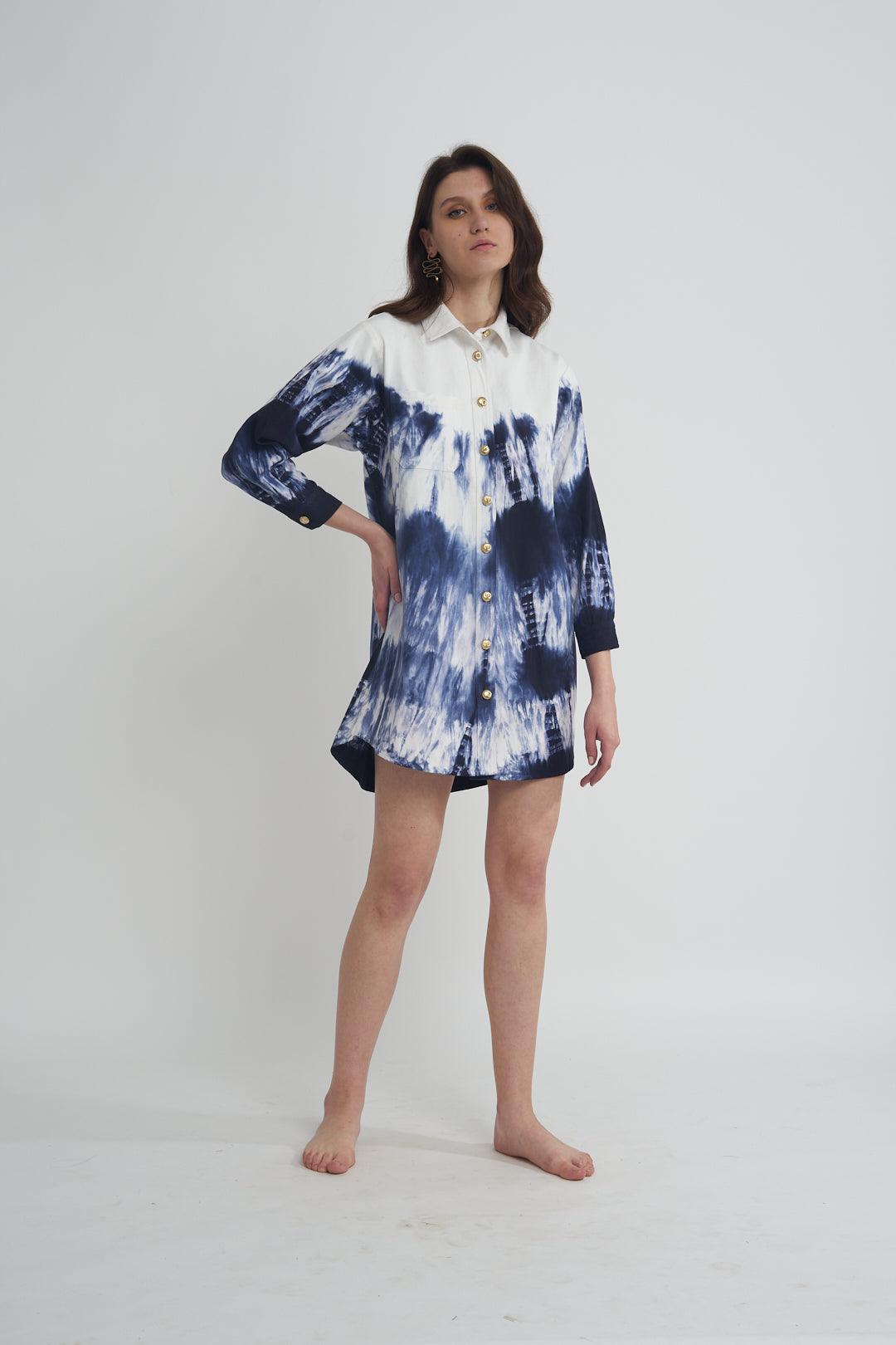PFW Tie-Dye Shacket - ANI CLOTHING