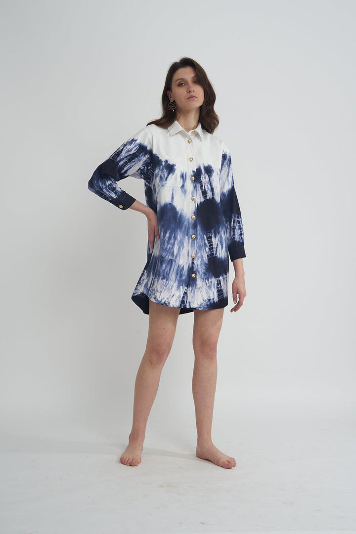 PFW Tie-Dye Shacket - ANI CLOTHING