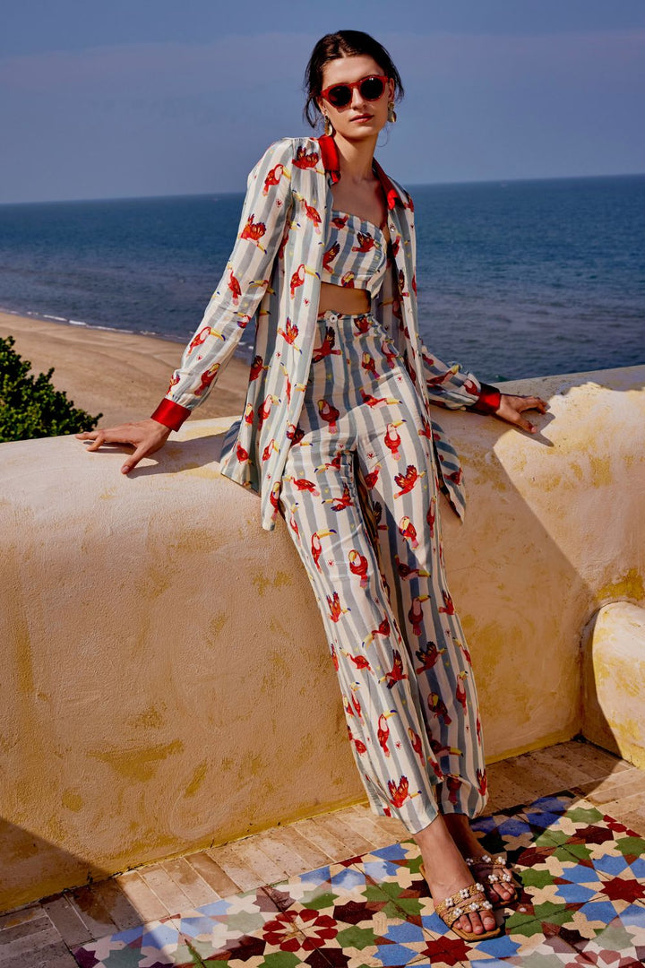 Maccau Streak Lounge Co-ord