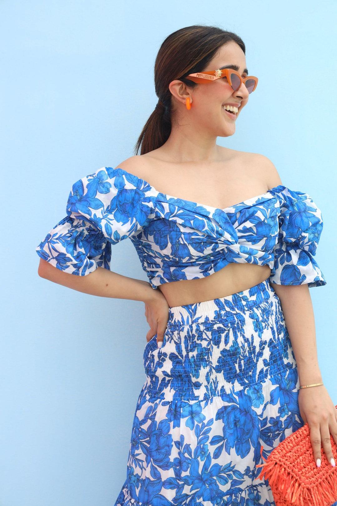 Floral Pop Top - ANI CLOTHING