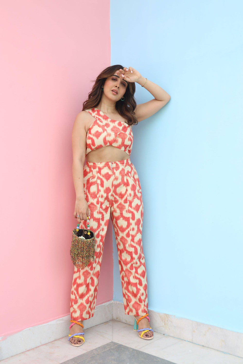 Coral Co-ord - ANI CLOTHING