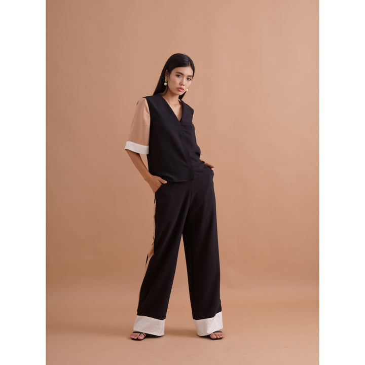 Flesh Panel Co-ord Trousers - ANI CLOTHING