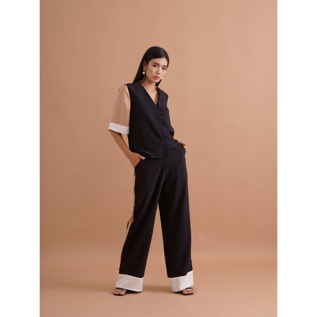 Flesh Panel Co-ord Trousers - ANI CLOTHING