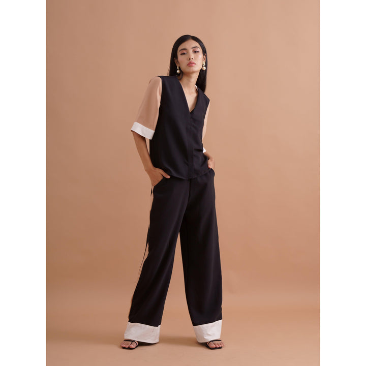 Flesh Panel Co-ord Trousers - ANI CLOTHING