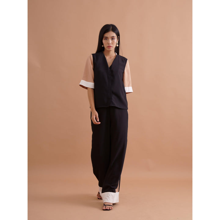 Flesh Panel Co-ord Trousers - ANI CLOTHING