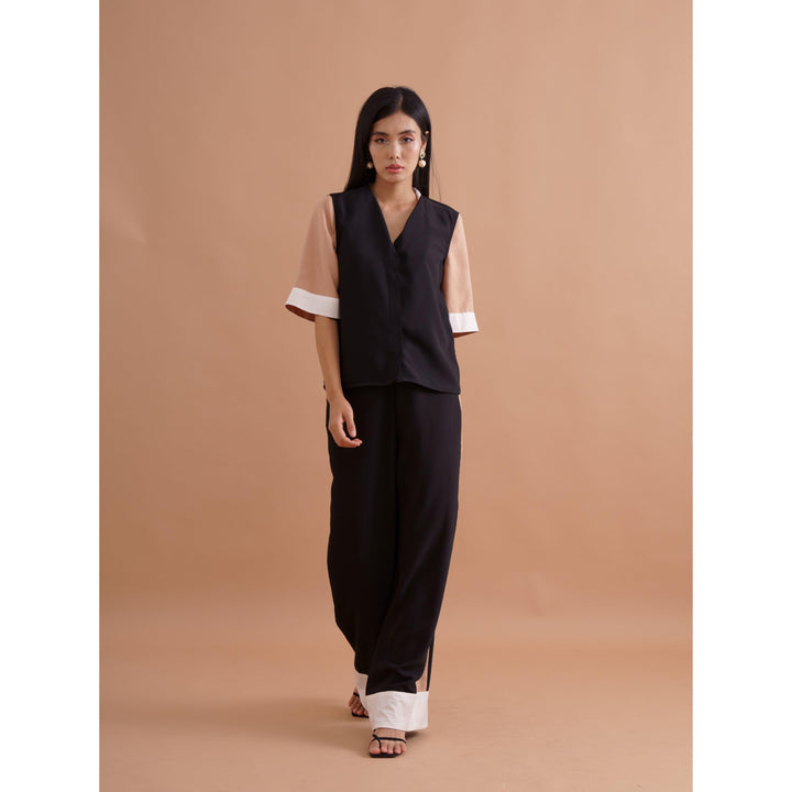 Flesh Panel Co-ord Trousers - ANI CLOTHING