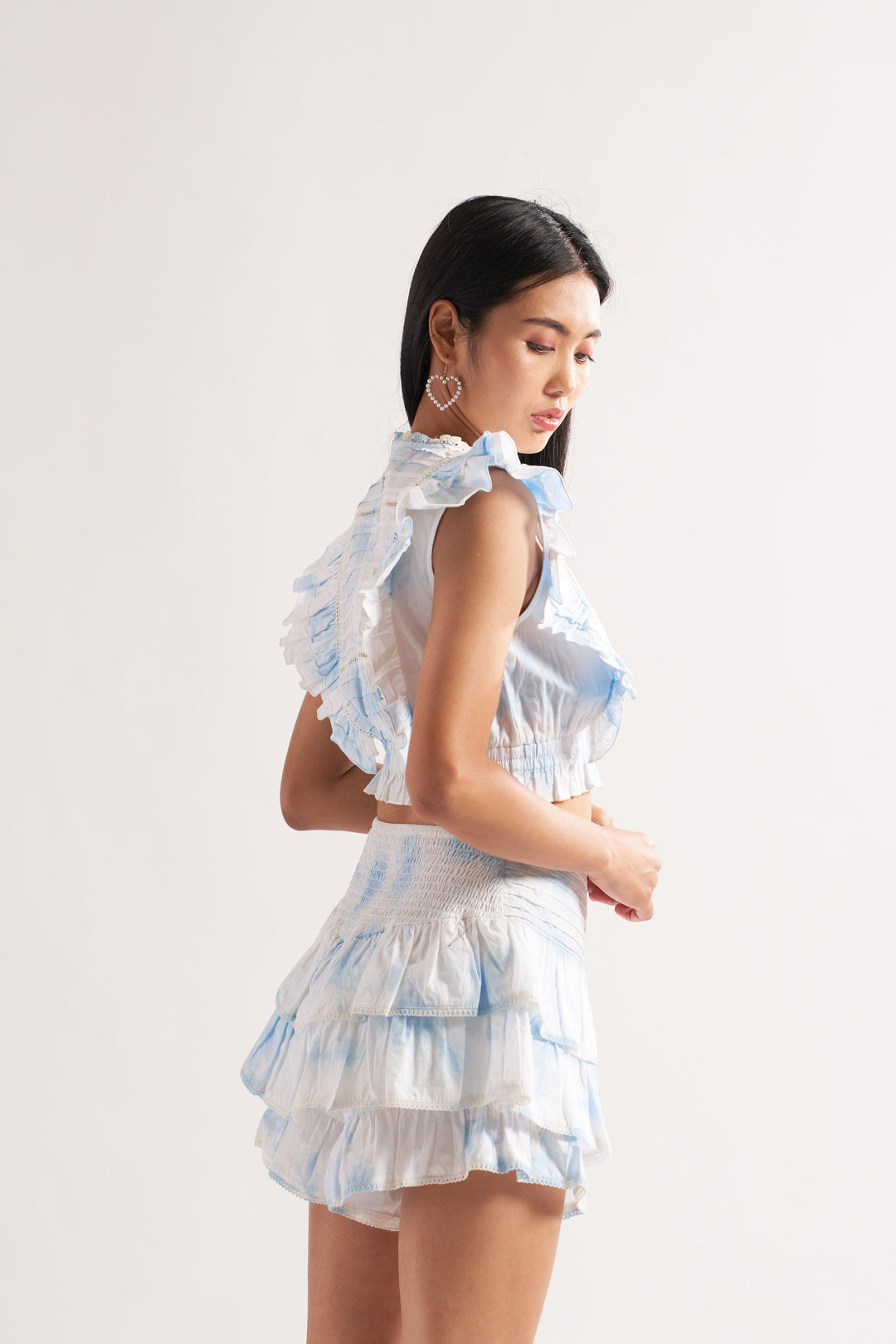 Blue Tie-Dye Co-ord Set - ANI CLOTHING