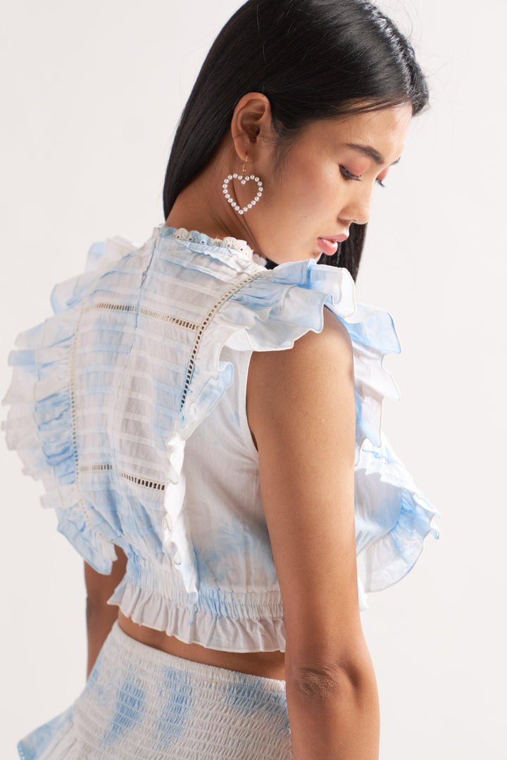 Blue Tie-Dye Co-ord Set - ANI CLOTHING