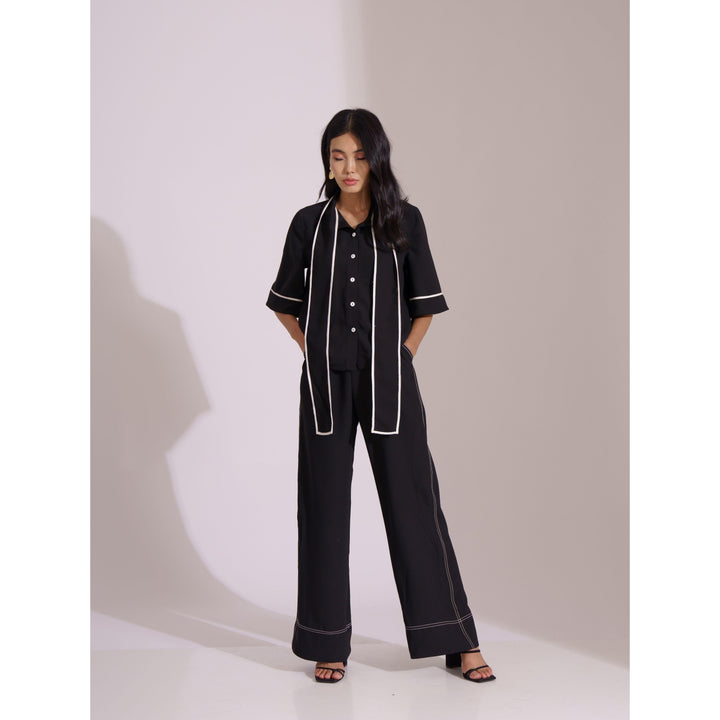 Block Lace Panel Co-ord Top - ANI CLOTHING