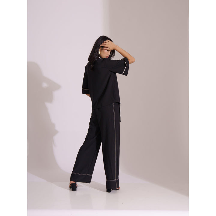 Block Lace Panel Co-ord Top - ANI CLOTHING
