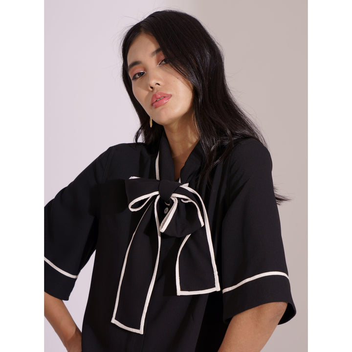 Block Lace Panel Co-ord Top - ANI CLOTHING