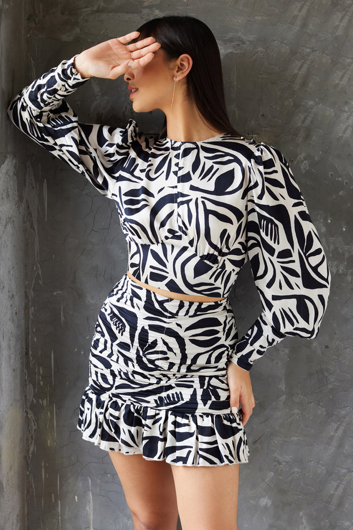 Black Corbett Printed Co-ord Set