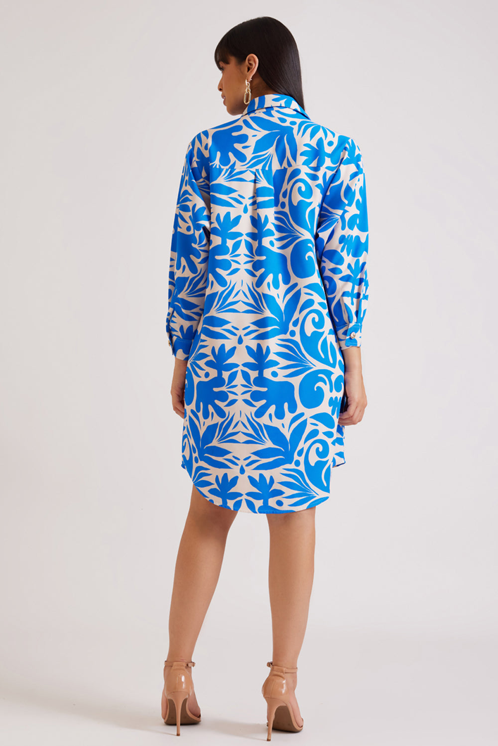 Coral Printed Shacket