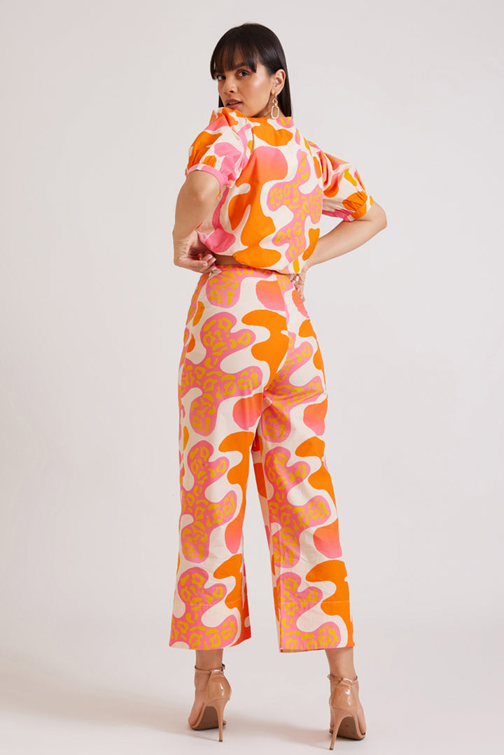 Candy Print Short Top