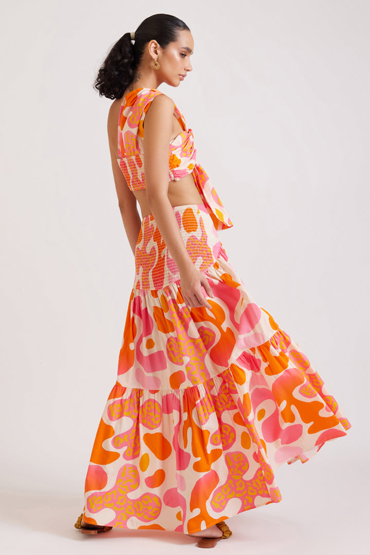 Candy Print Skirt Co-ord Set