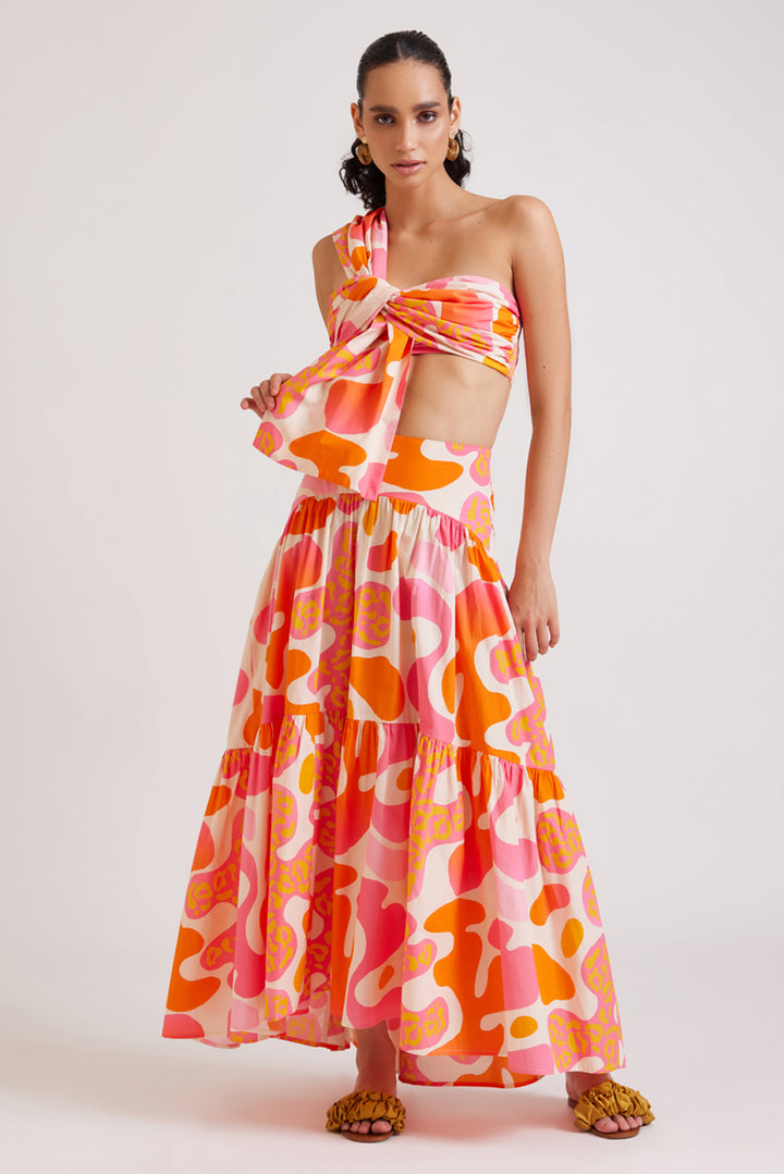 Candy Print Skirt Co-ord Set