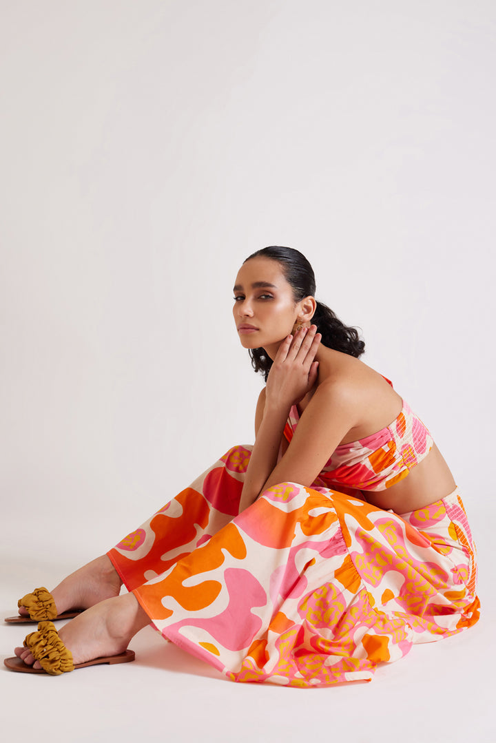 Candy Print Skirt Co-ord Set
