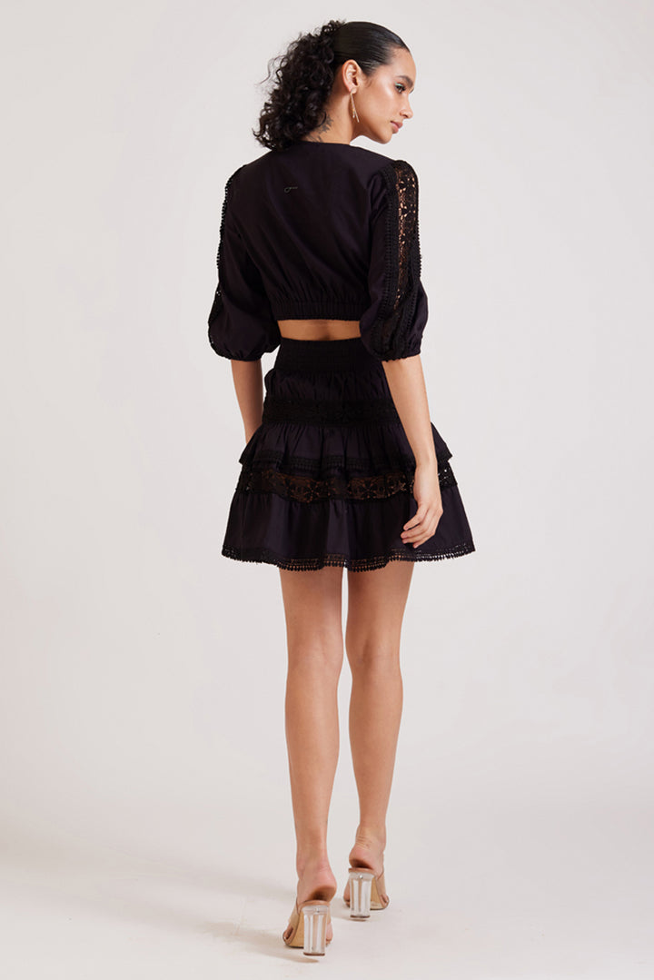 Black Lace Top