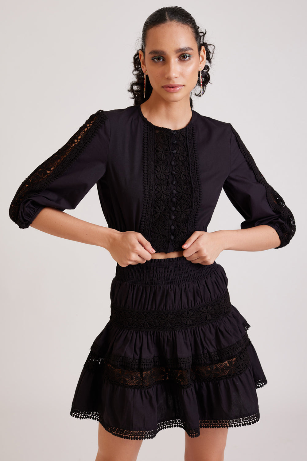 Black Lace Top