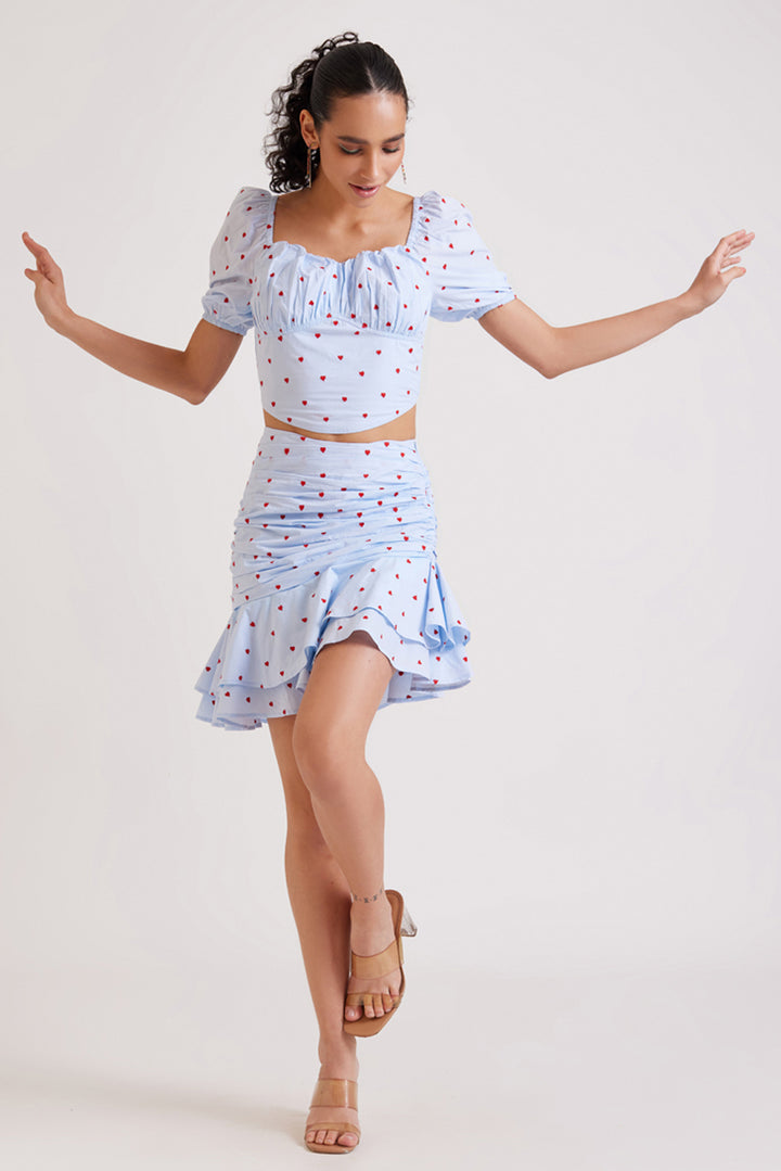 Heart Mini Skirt