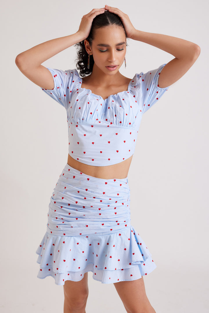 Heart Mini Skirt