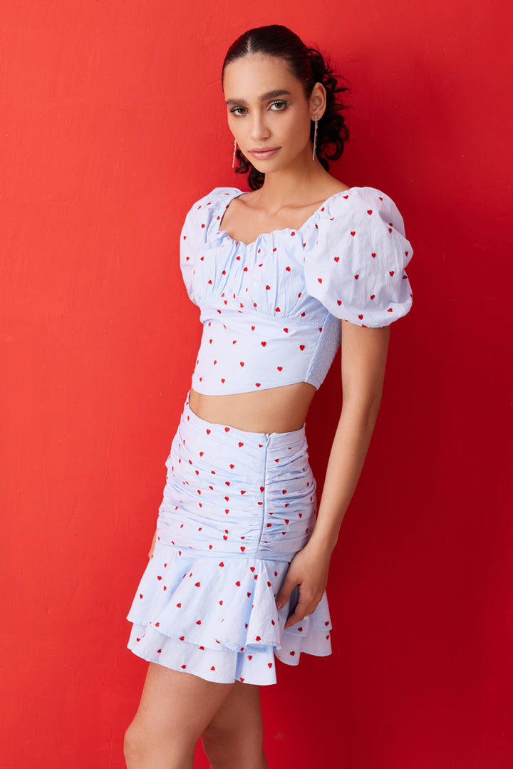 Heart Mini Skirt