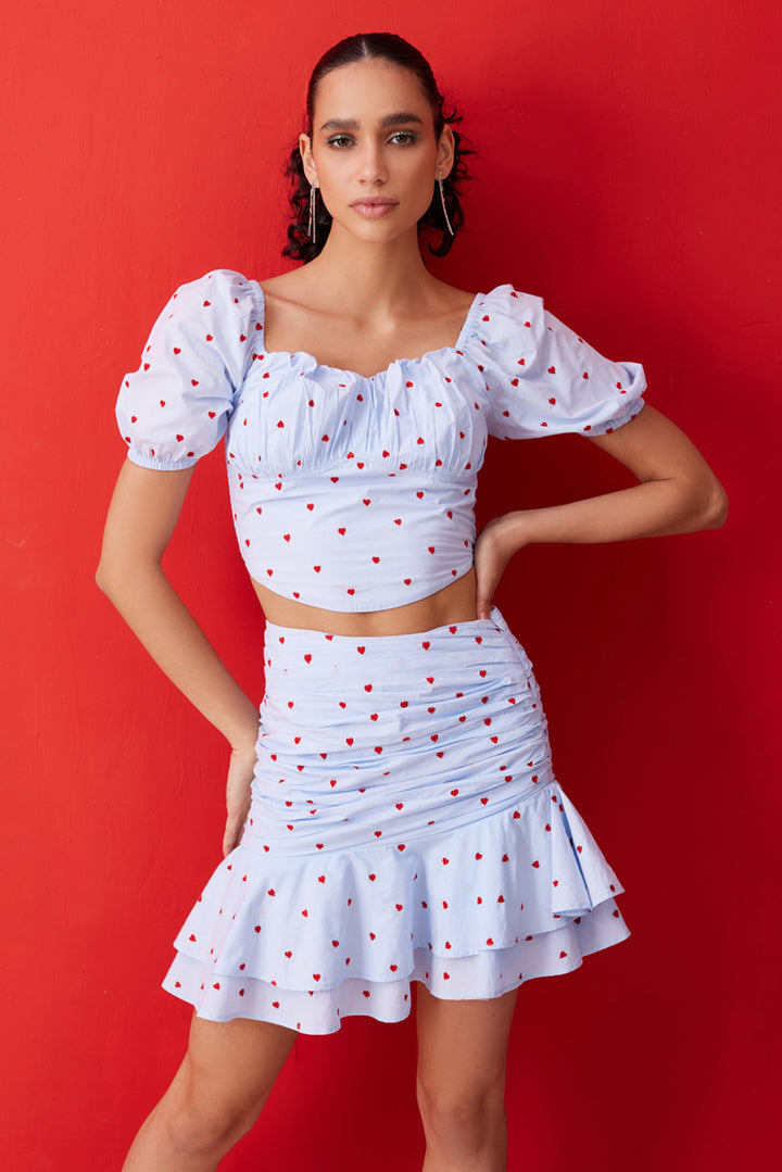 Heart Mini Skirt