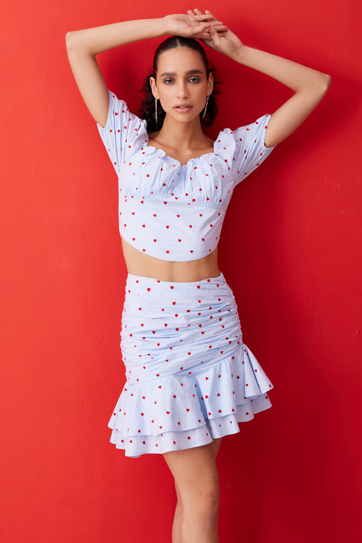 Heart Mini Skirt