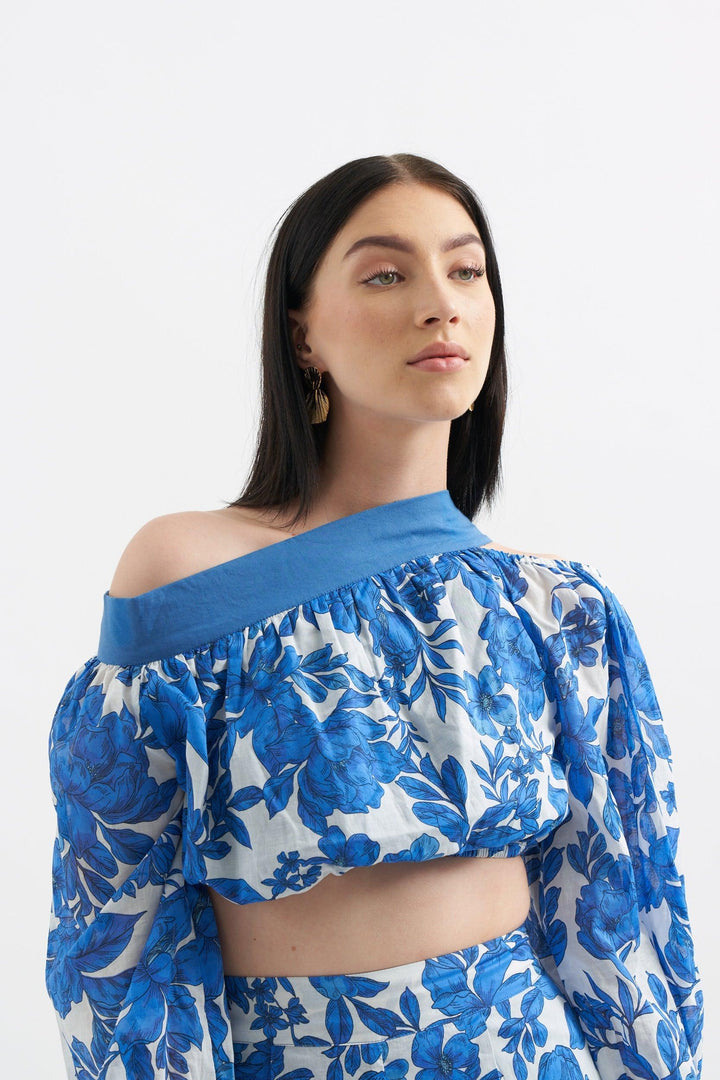 Iris Blue Trousers - ANI CLOTHING