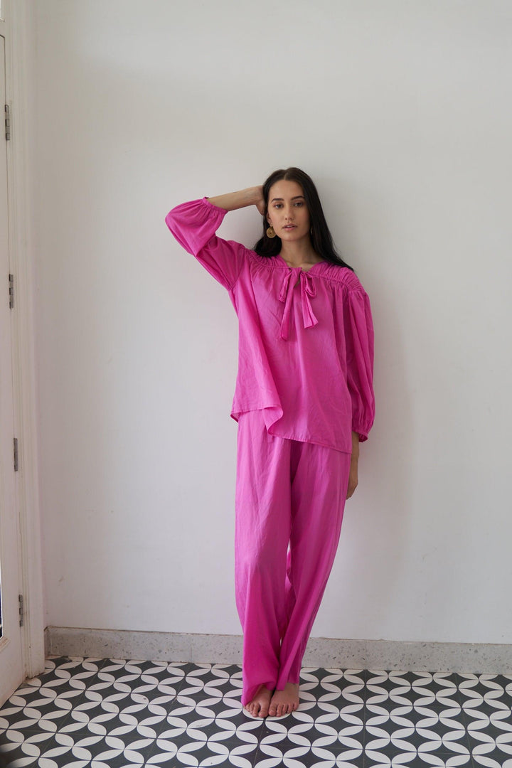 Pink Knot Trousers - ANI CLOTHING