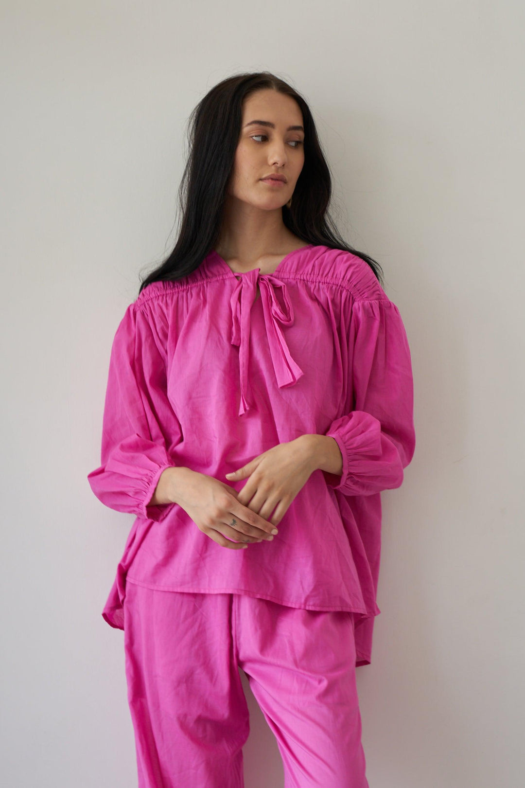 Pink Knot Co-ord set - ANI CLOTHING