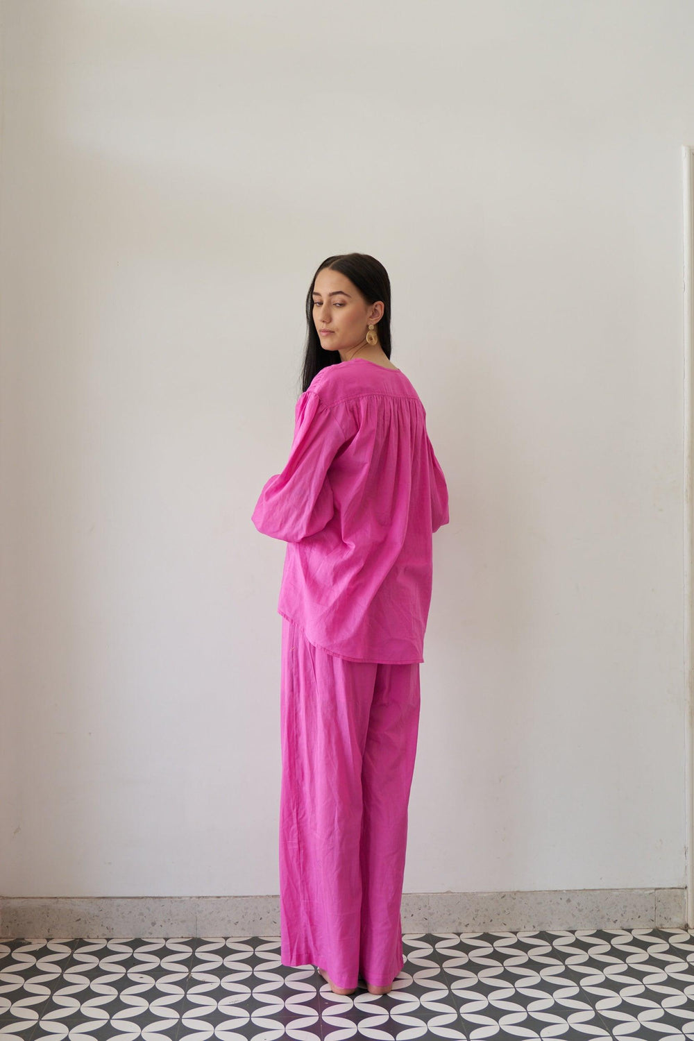 Pink Knot Trousers - ANI CLOTHING