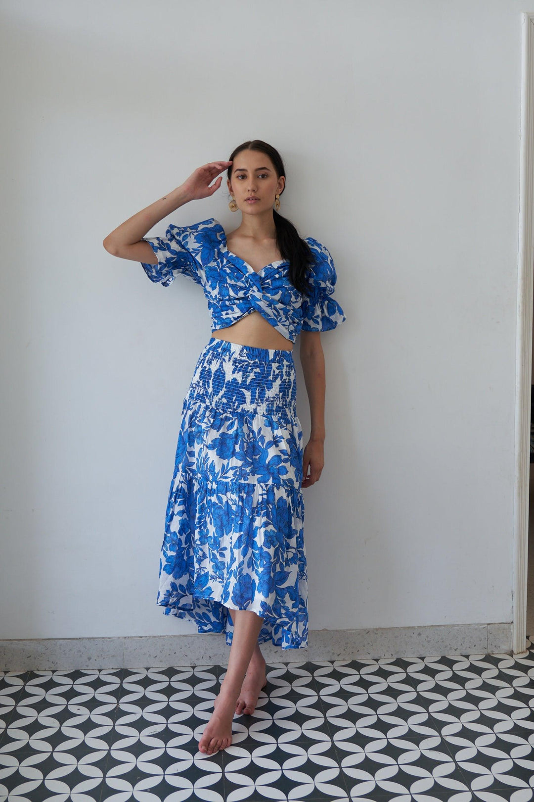 Floral Pop Co-ord set - ANI CLOTHING
