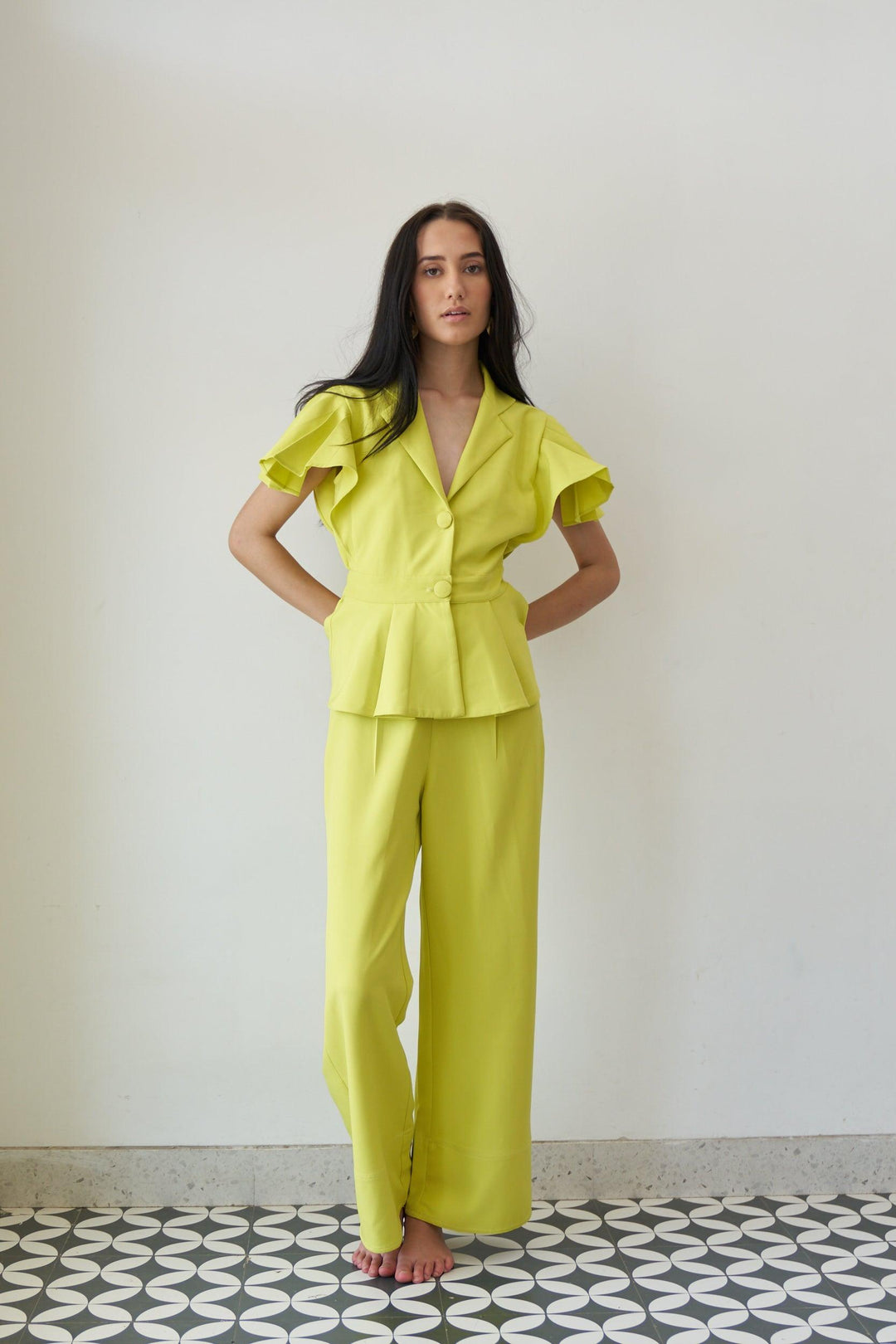 Neon Blazer Top - ANI CLOTHING