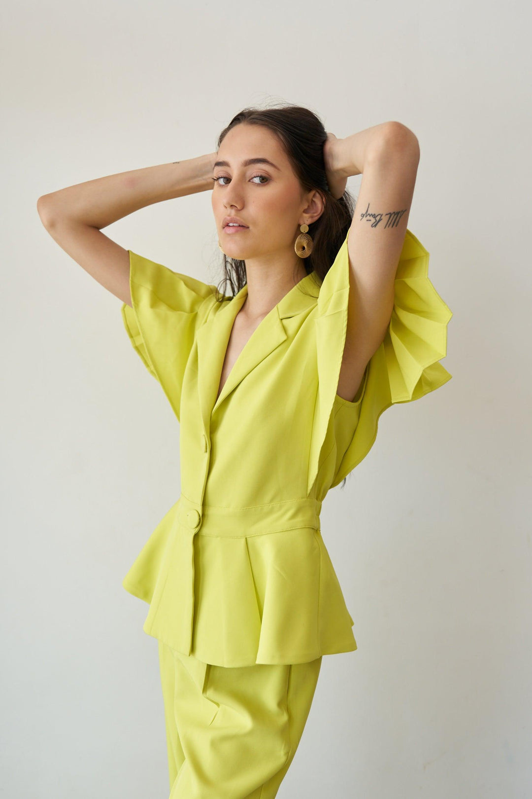 Neon Blazer Top - ANI CLOTHING