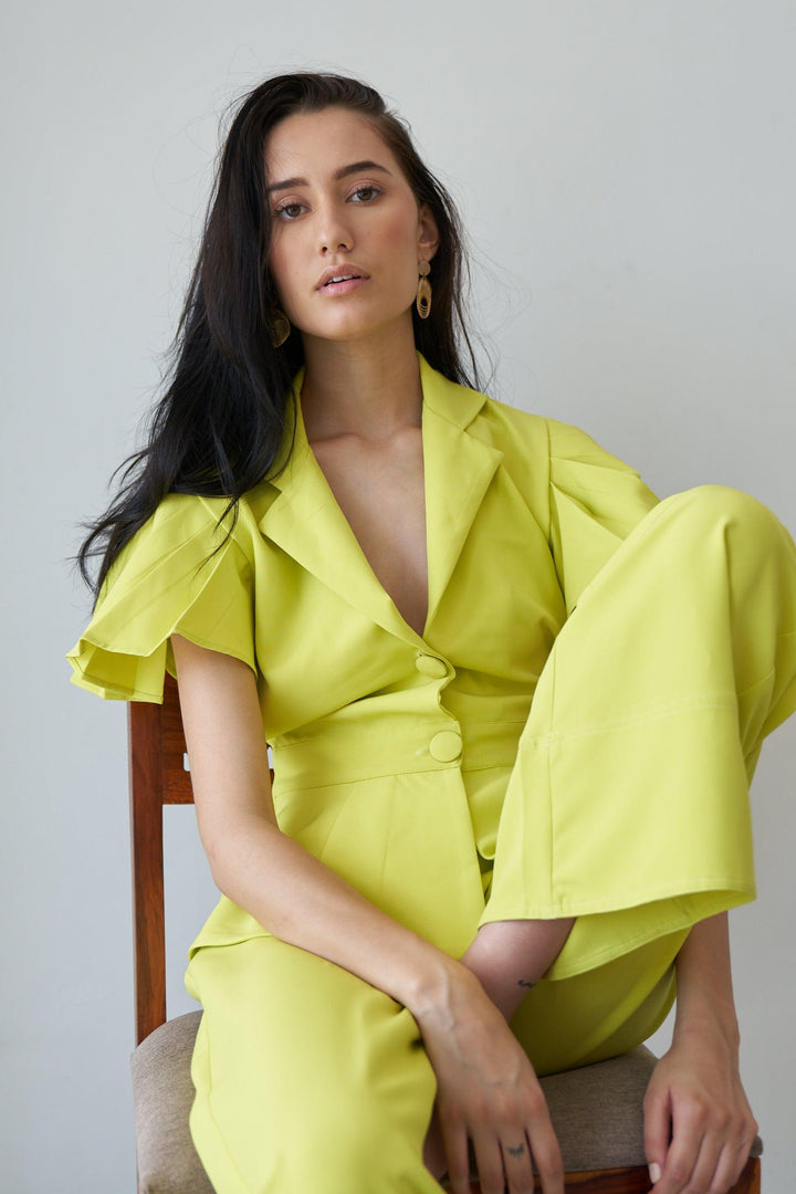 Neon Blazer Top - ANI CLOTHING