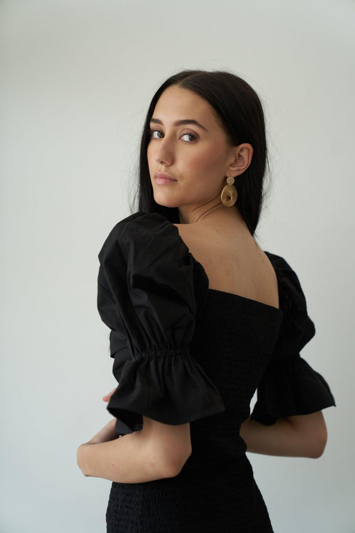 Black Pop Co-ord - ANI CLOTHING