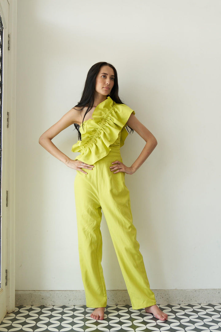 Frill jumpsuit - ANI CLOTHING