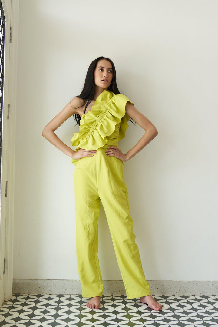 Frill jumpsuit - ANI CLOTHING
