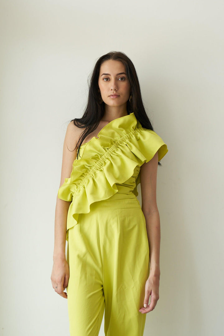 Frill jumpsuit - ANI CLOTHING