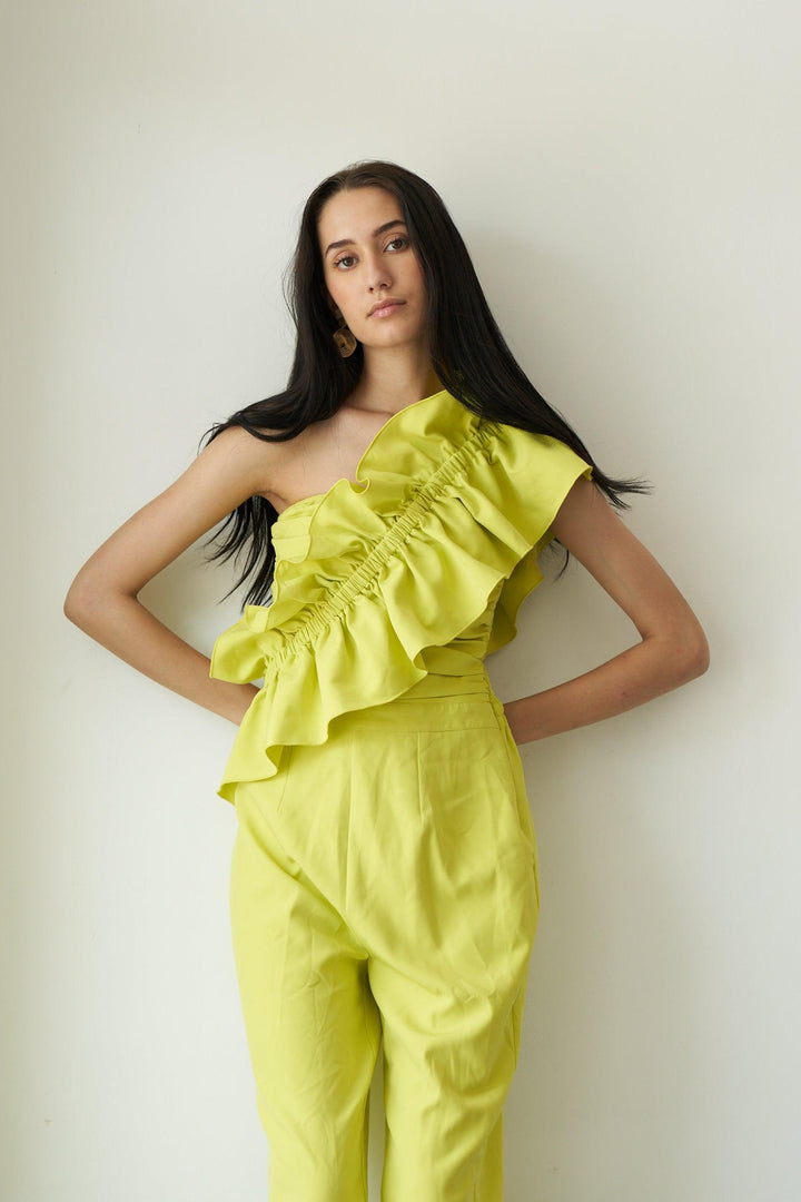 Frill jumpsuit - ANI CLOTHING